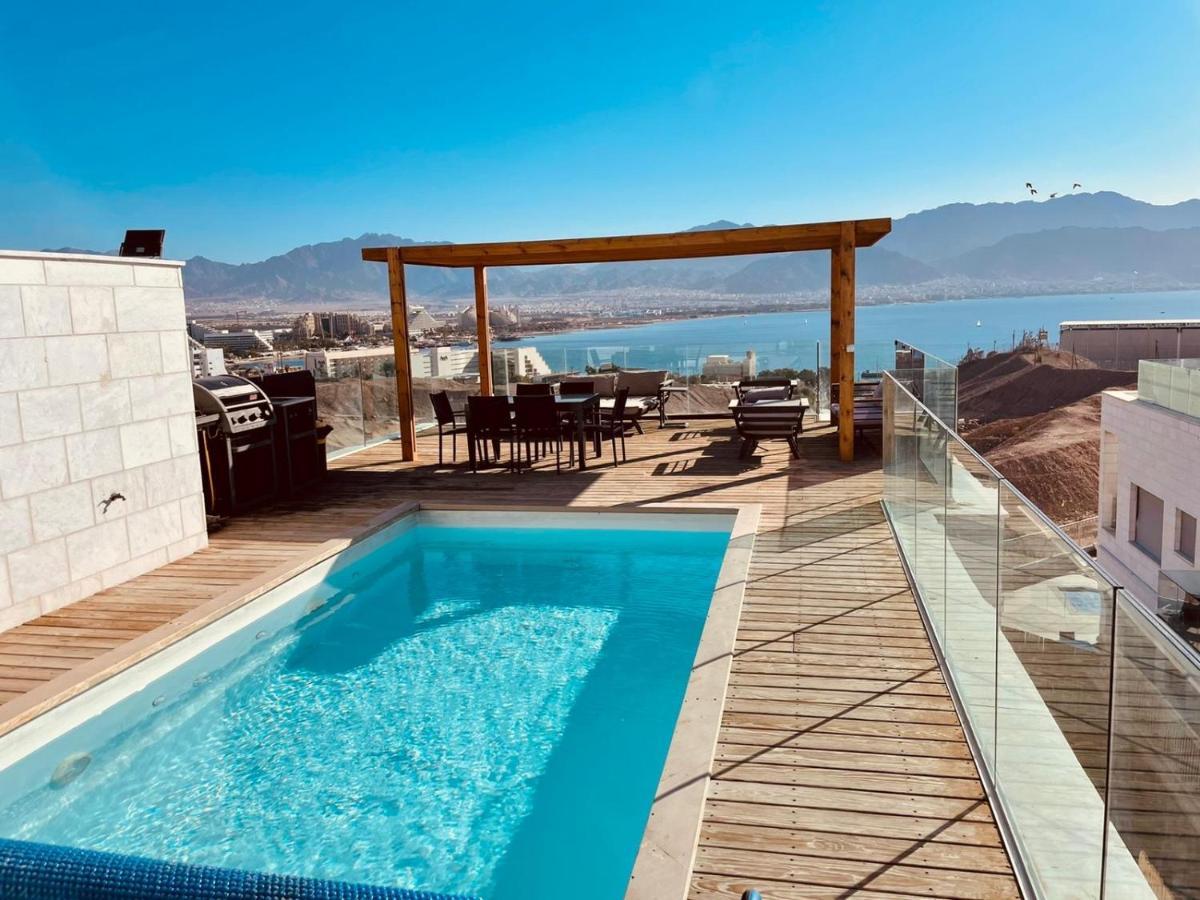 Villa Sea View 100 M From The Beach Eilat Exterior foto